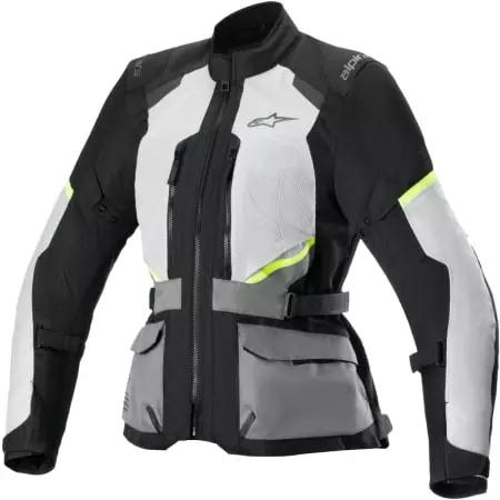 Veste Femme Alpinestars Stella Andes Air Drystar Bleu Foncé Noir Gris Clair