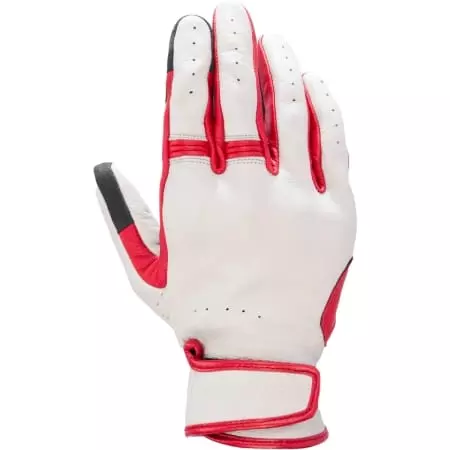 Gants Alpinestars Dyno Leather Écru Rouge