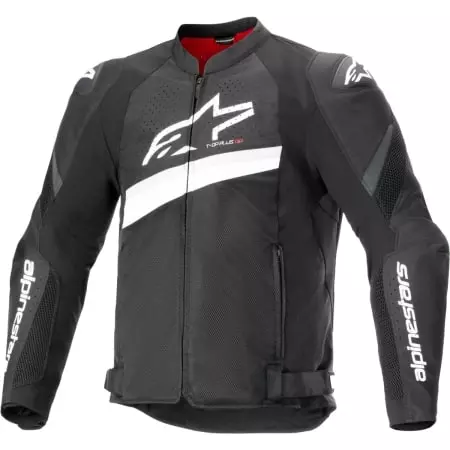 Blouson Alpinestars T-GP Plus R V4 Airflow Noir Blanc