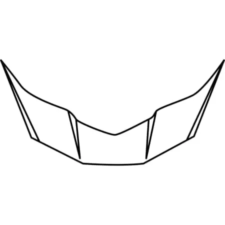 Ventilation Arrière Scorpion Exo-R1 Noir Bleu Infini