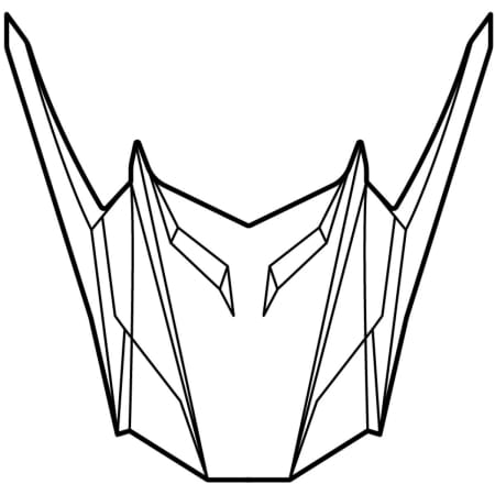 Casquette De Casque Cross HJC FX-CROSS Axis MC1SF