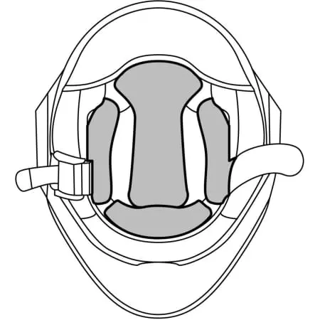 Coiffe Nolan Clima Comfort N52/G5.1 Vert - Pièces détachées casque moto NOLAN
