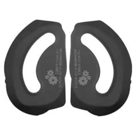 Caches Aluminium Pour Système A Cliquet LS2 FF900 Noir Mat