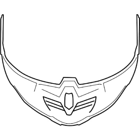 Mentonnière Arai Casque Intégral Bleu