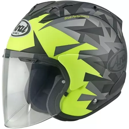 Casque Arai SZ-R VAS Evo Mimesis Jaune - Casque Jet ARAI