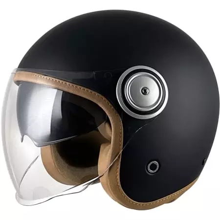 Casque Kokpit K-108B Noir Mat - Casque Jet KOKPIT