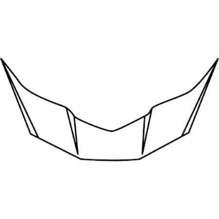 Ventilation Arrière Shoei XR-1100 Blanc