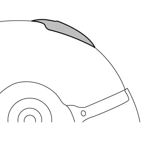 Ventilation Supérieure HJC CS-15 Blanc