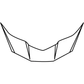 Ventilation Arrière HJC FG-ST Void MC1SF