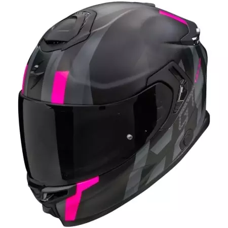 Casque Scorpion Exo-GT SP Air Touradven Noir Mat Rose