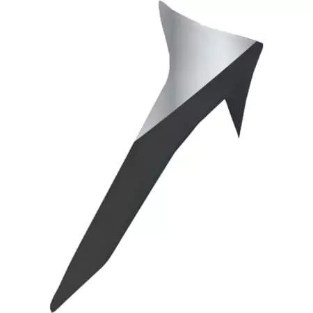 Spoiler Alpinestars Supertech R10 Standard Carbon Argent Noir Brillant