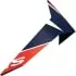 Spoiler Alpinestars Supertech R10 Team Standard Noir Carbon Rouge Fluo Bleu Mat