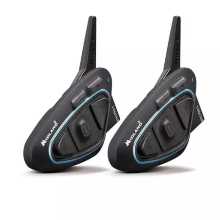 Intercom Bluetooth Midland BTX2 Pro S LR Duo - Accessoires Casques MIDLAND