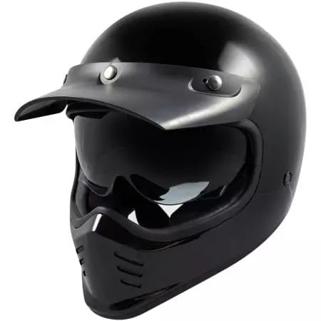 Casque Kokpit Seventy II Noir Brillant - Casque Intégral KOKPIT
