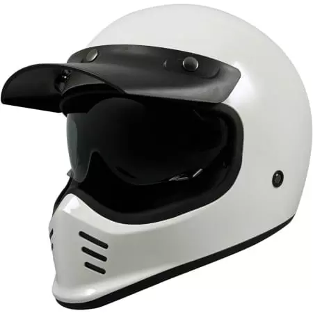 Casque Kokpit Seventy II Blanc Crème - Casque Intégral KOKPIT