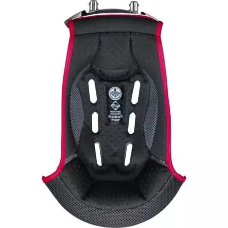 Coiffe Nolan Clima Comfort N87 Noir Rouge - Pièces détachées casque moto NOLAN