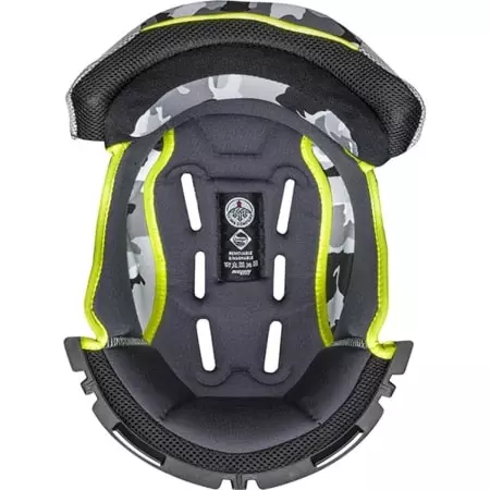 Coiffe Nolan Clima Comfort N53 Noir Jaune Fluo - Pièces détachées casque moto NOLAN