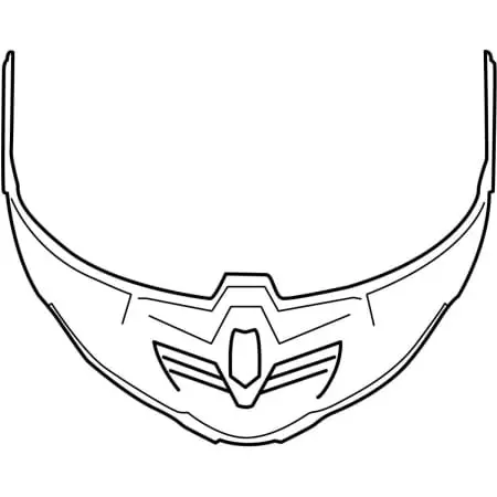 Mentonnière HJC C80 Bult MC21SF