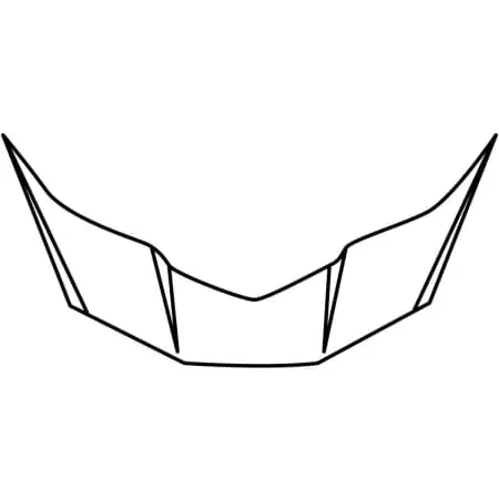 Ventilation Arrière HJC Rpha11 Punisher MC5SF