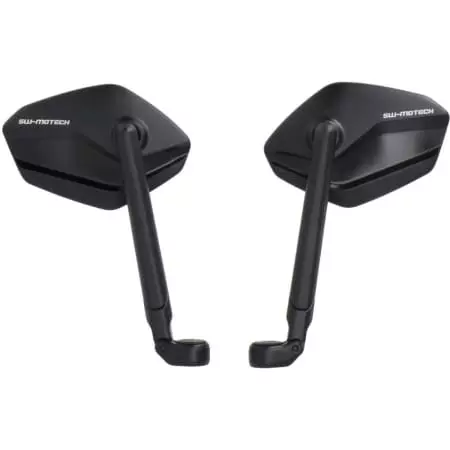 Rétroviseurs SW-Motech Support Court Sport M10 Réversible Surélevé (La Paire)