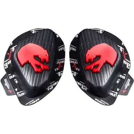 Sliders De Genoux Furygan Noir Rouge