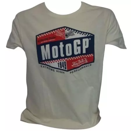 T-Shirt Von Dutch X Moto GP 1 Blanc