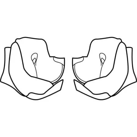 Mousses De Joues Scorpion KW3 EXO-HX1