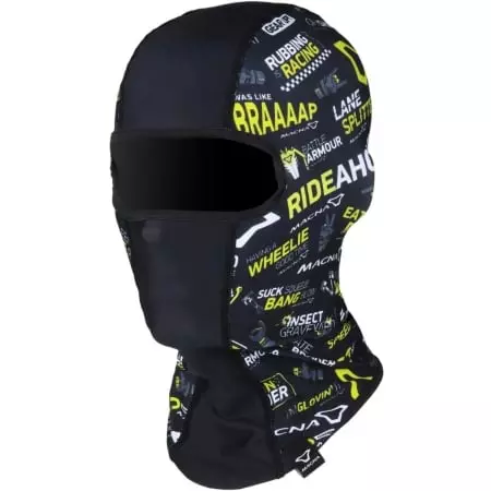 Cagoule Balaclava Macna Ark Noir Jaune