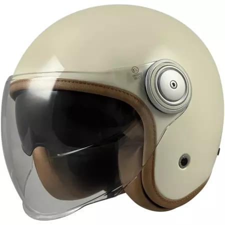 Casque Kokpit K-108B Crème - Casque Jet KOKPIT