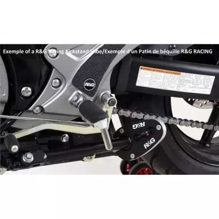 Patin De Béquille Latérale R&G Racing Argent BMW G310GS