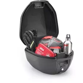 GIVI Top-Case Monolock 45 Litres Noir - Coffre Moto Pratique Et Robuste