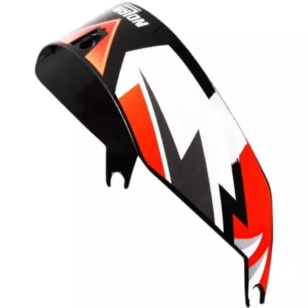 Spoiler Aérodynamique 028 Nolan 804 RS Ultra Noir Rouge Brillant