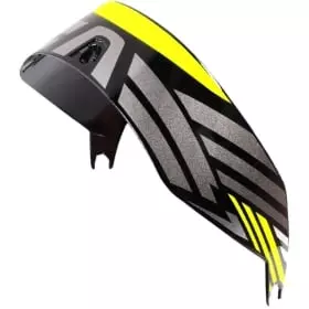Spoiler Nolan Spectre 019 X-804 RS Ultra Noir Jaune Fluo Brillant