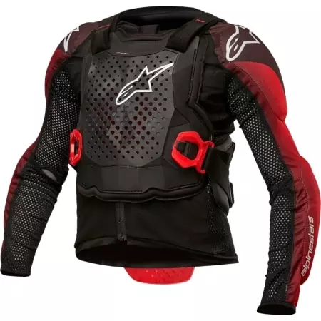 Gilet De Protection Enfant Alpinestars Bionic Tech Youth Noir Blanc Rouge - Protections Cross ALPINESTARS