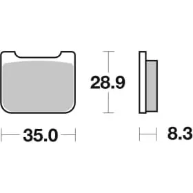 Plaquettes De Frein SBS - 732RQ