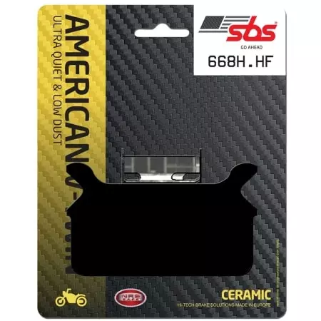 Plaquettes De Frein SBS - 668H.HF