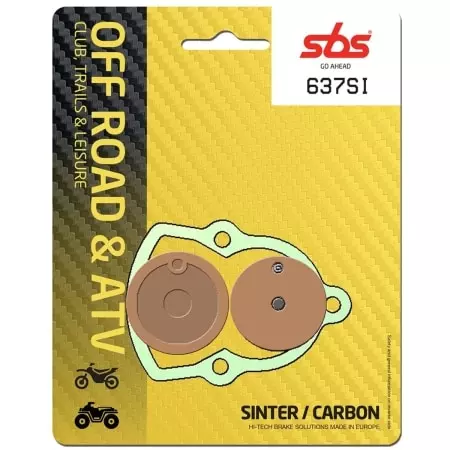 Plaquettes De Frein SBS - 637 SI
