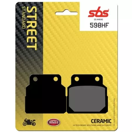 Plaquettes De Frein SBS - 598HF