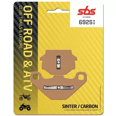 Plaquettes De Frein SBS - 692 SI