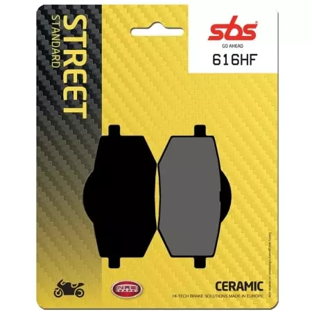 Plaquettes De Frein SBS - 616 HF