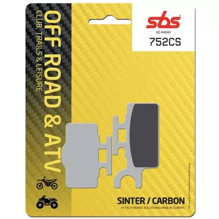 Plaquettes De Frein SBS - 752CS