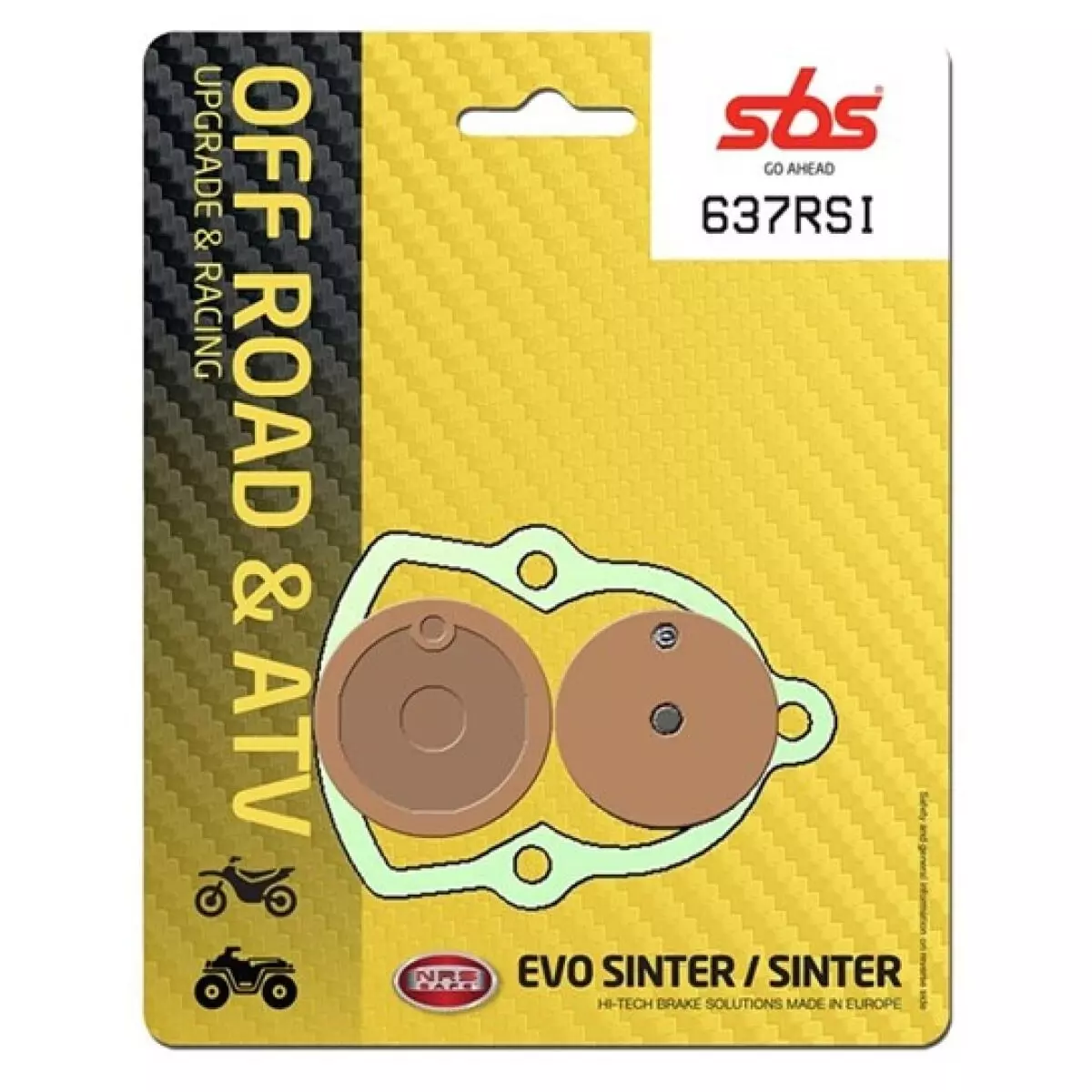 Plaquettes De Frein SBS - 637RSI 