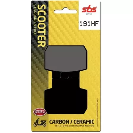 Plaquettes De Frein SBS - 191 HF (831 HF)