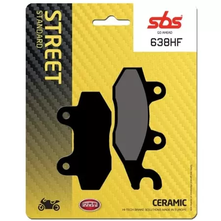 Plaquettes De Frein SBS - 638HF