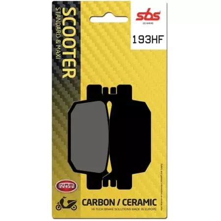Plaquettes De Frein SBS - 193HF (832HF)