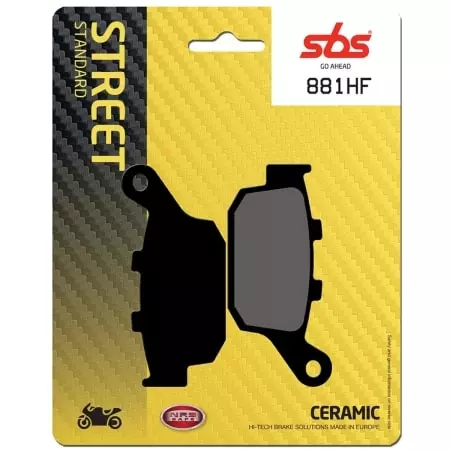 Plaquettes De Frein SBS - 881HF-GLADIUS 650