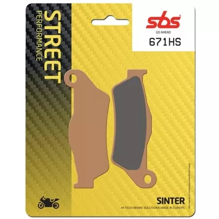 Plaquettes De Frein SBS - 671 (HS)
