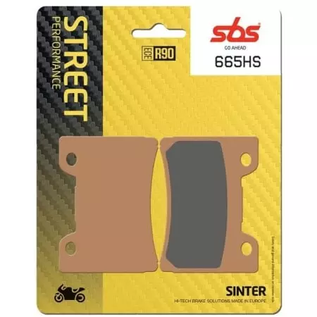 Plaquettes De Frein SBS - 665 RS