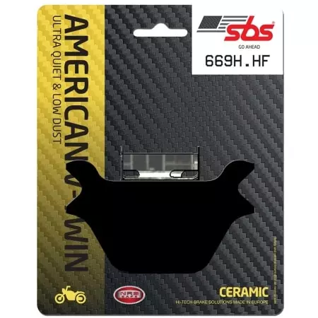 Plaquettes De Frein SBS - 669H.HF