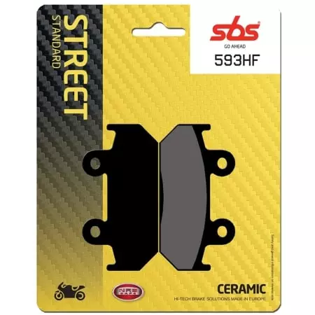 Plaquettes De Frein SBS - 593HF